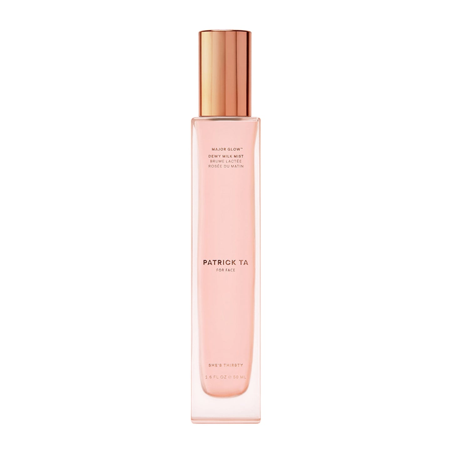 Major Glow Dewy Milk Mist Patrick Ta- She’s Thirsty
