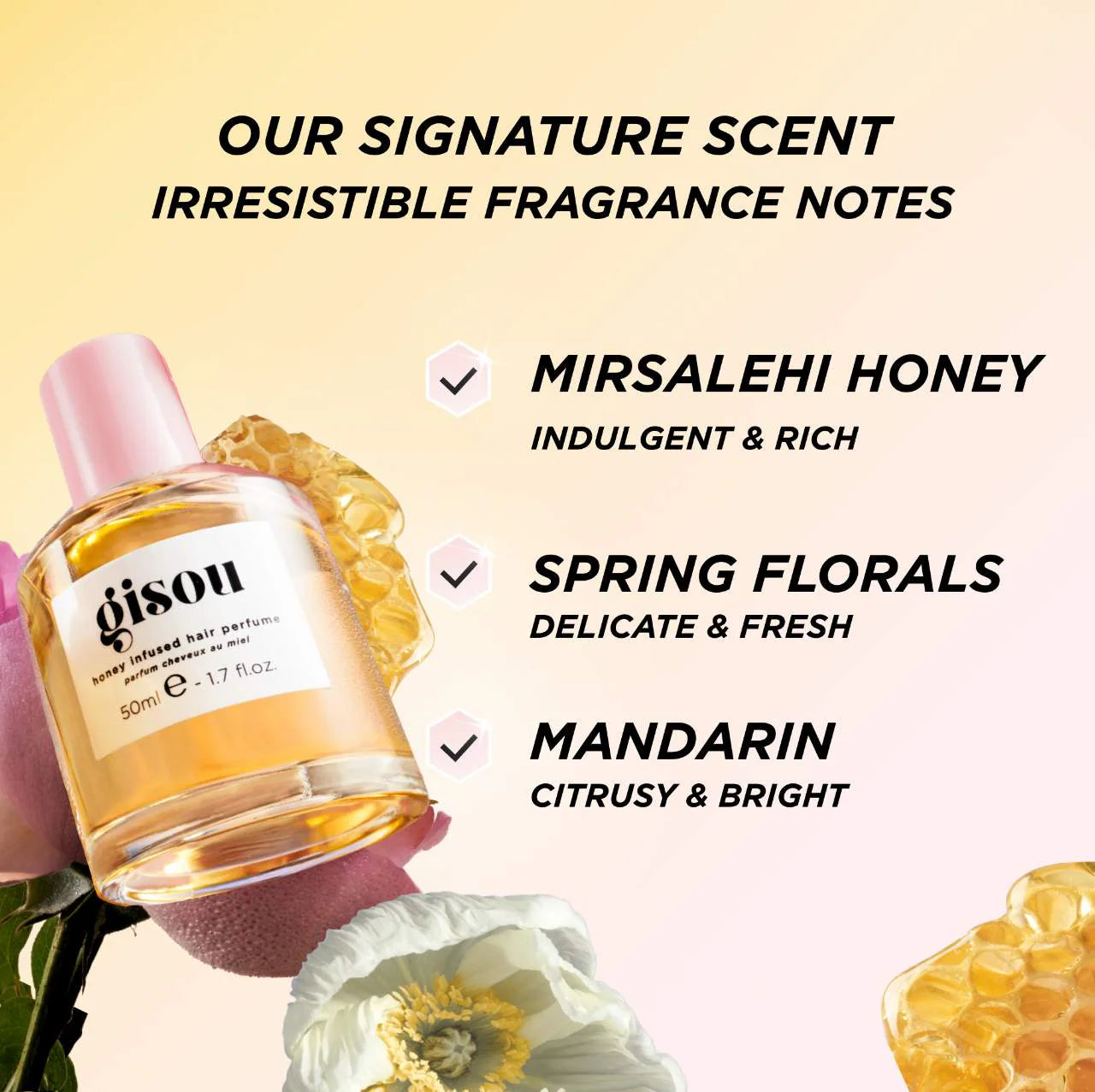Gisou-Wildflower Honey Infused Hair Perfume 50ml
