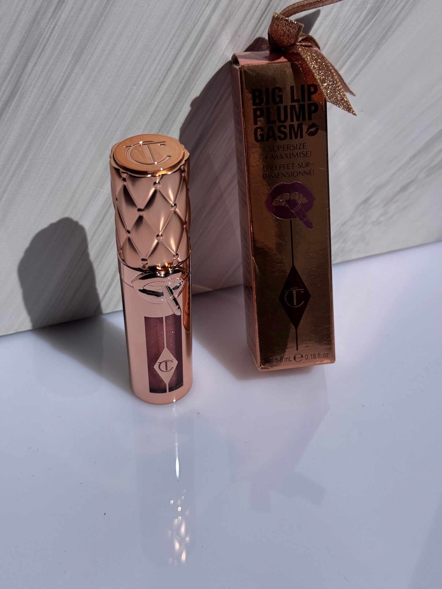 Charlotte Tilbury Big Lip Plumpgasm Plumping Lip Gloss- Strawberry Chocolate