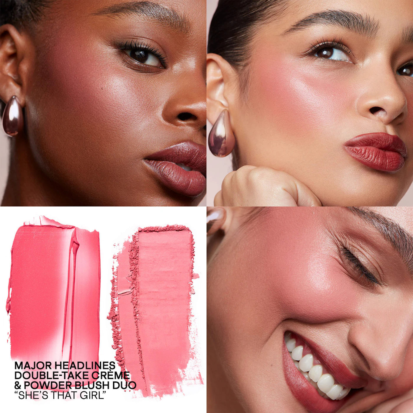 PATRICK TA Mini Major Headlines Double-Take Crème & Powder Blush Duo Tono- She’s That Girl