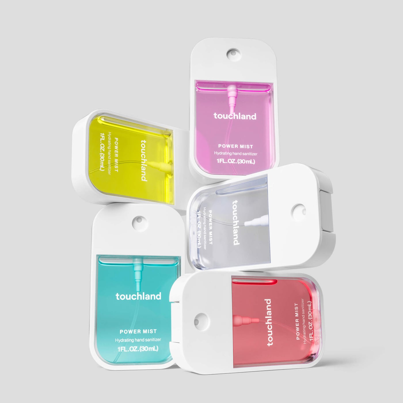 Touchland Limited Edition Power Mist Hydrating Hand Sanitizer Top 5-Set