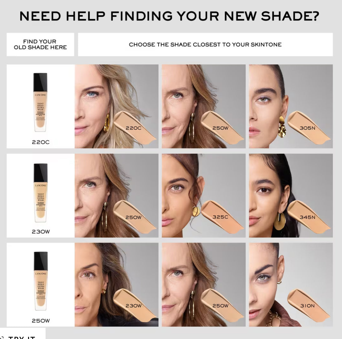 PREVENTA ULTA- Teint Idole Ultra Wear 24H Full Coverage Foundation- LANCÔME tono 235N