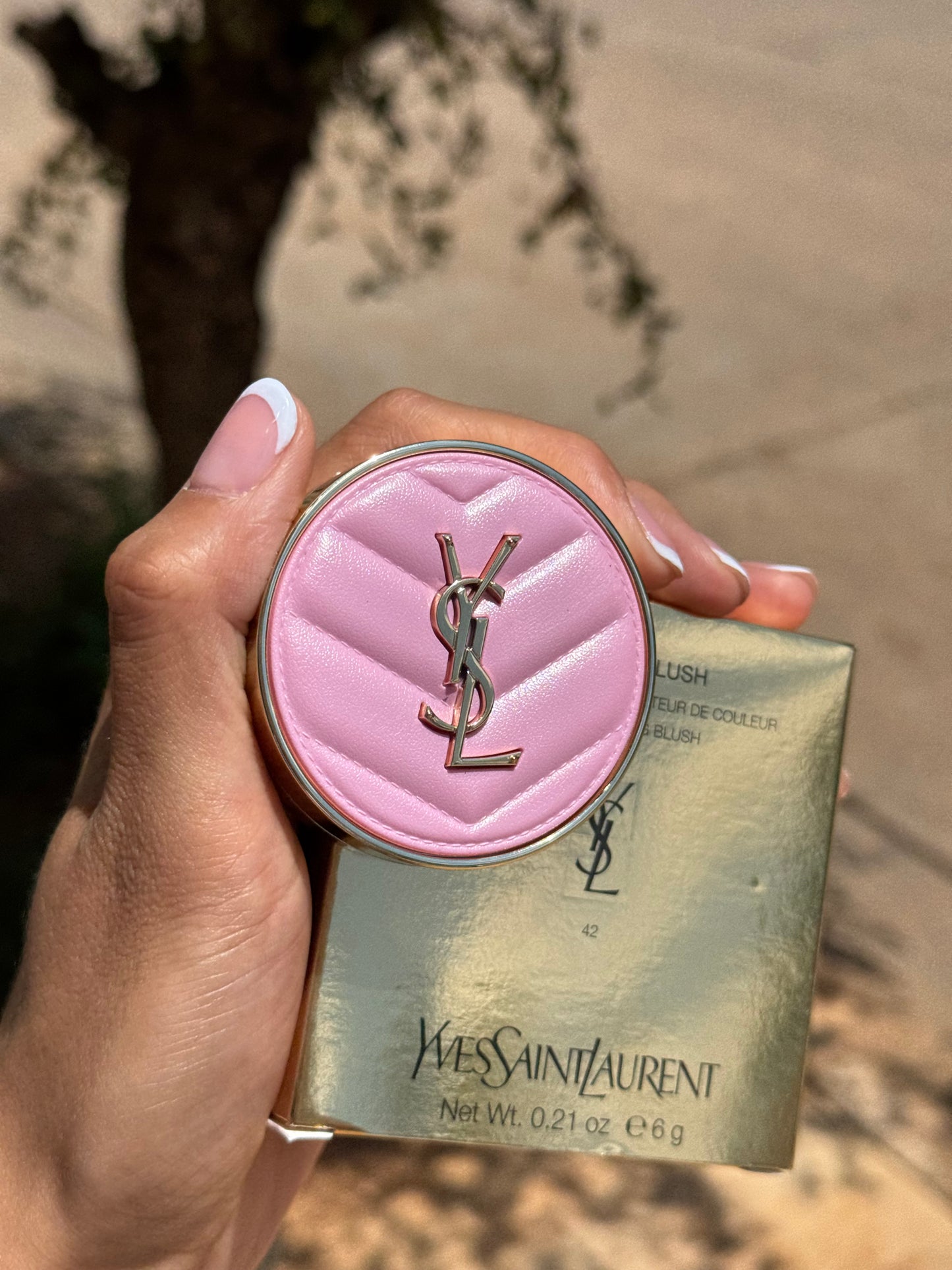 Yves Saint Laurent Make Me Blush 24H Buildable Powder Blush tono-  42 Babydoll Pink YSL