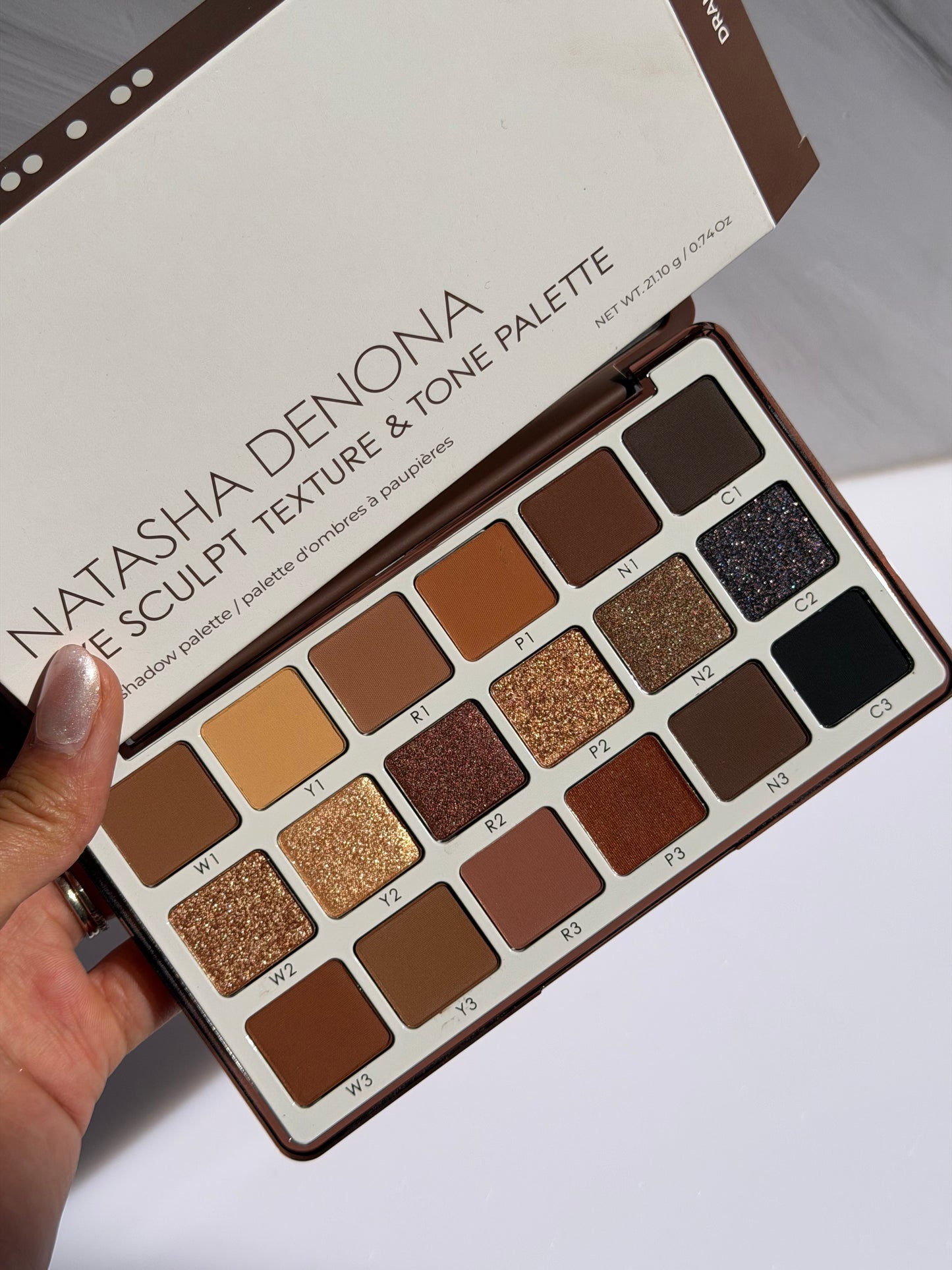 NATASHA DENONA Eye Sculpt Texture & Tone Eyeshadow Palette- DRAMATIC