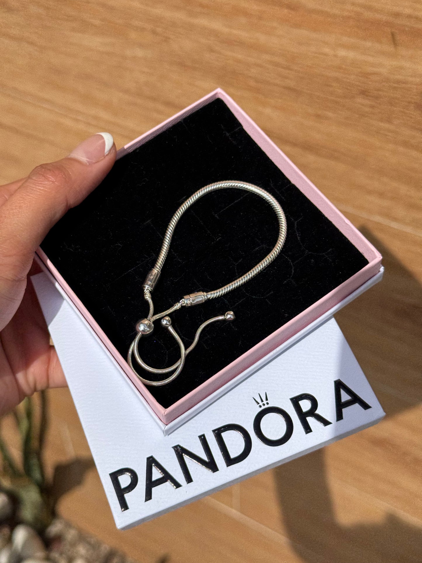 Pandora Moments Snake Chain Slider Bracelet - Unitalla