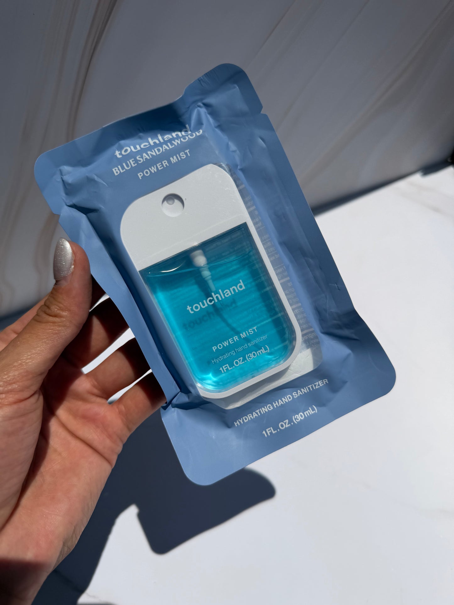 Touchland Power Mist Hydrating Hand Sanitizer- BLUE SANDALWOOD