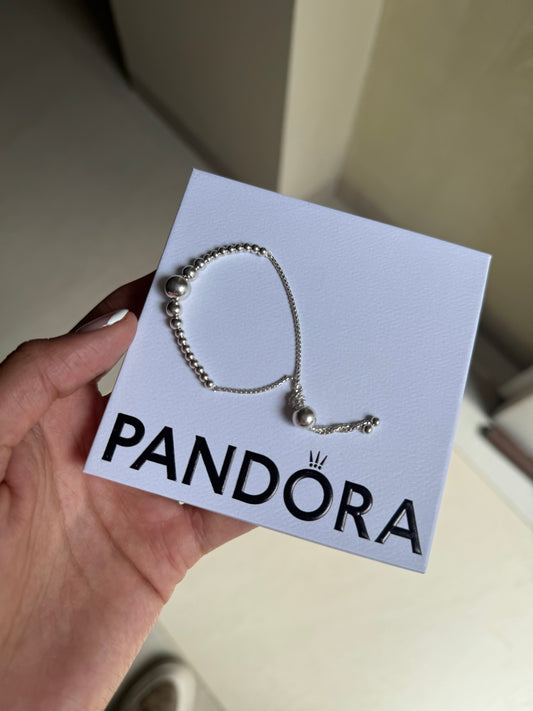 Brazalete Ajustable PANDORA Plata