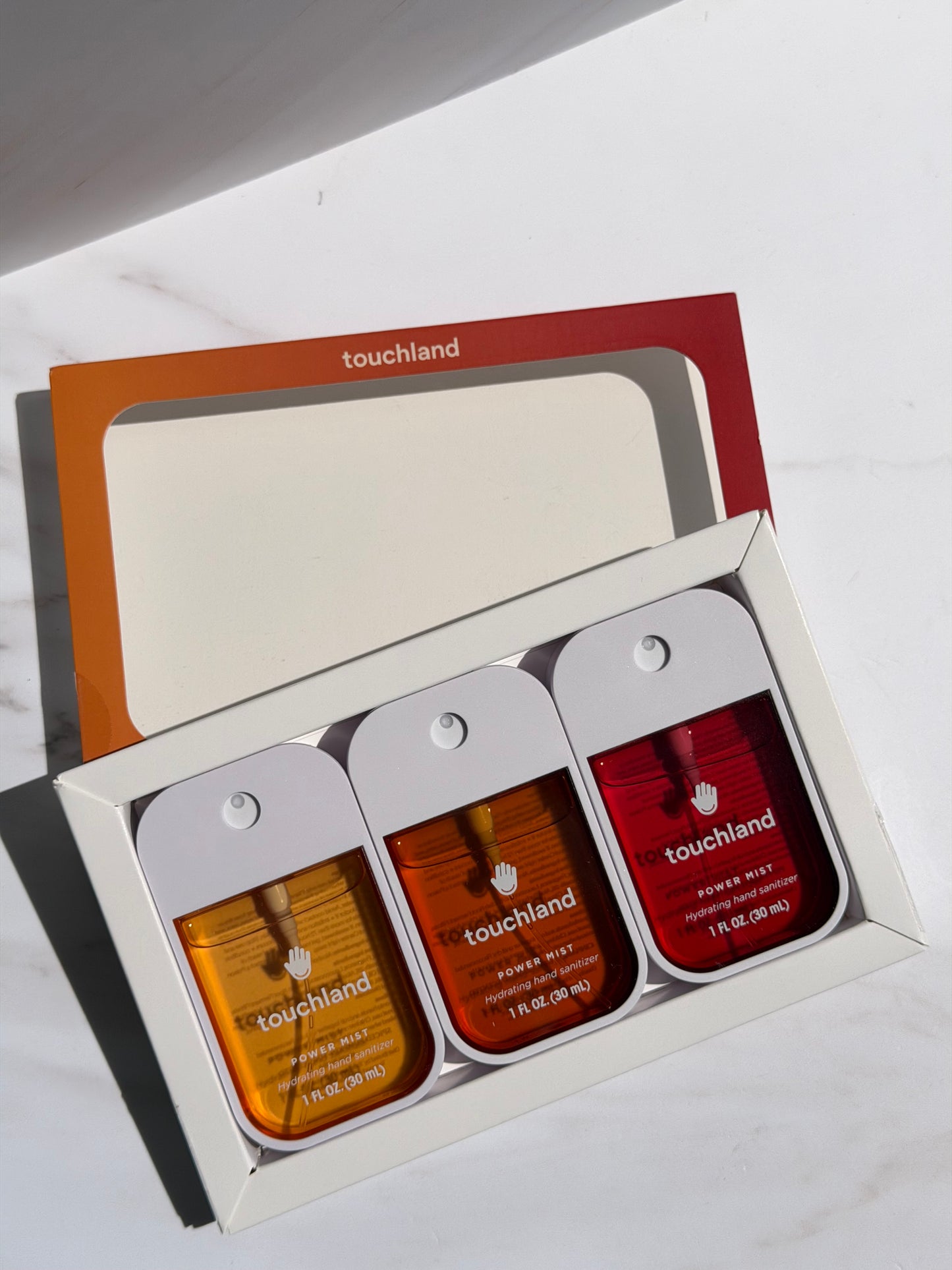 Touchland 
Limited Edition Power Mist Hydrating Hand Sanitizer Seasonal Trio Set