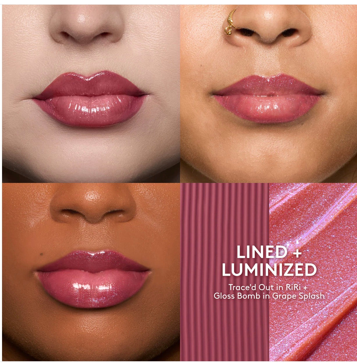 Fenty Beauty by Rihanna  Lined + Luminized 2-Piece Lip Set