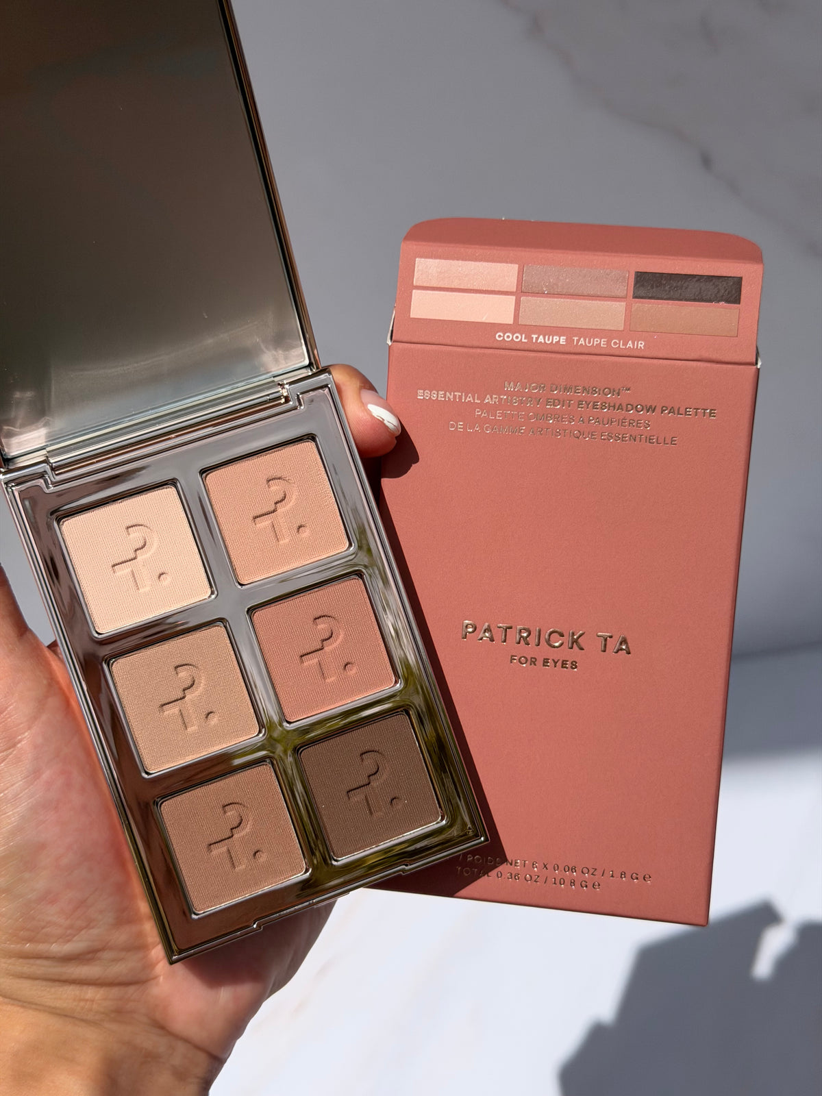 Major Dimension Essential Artistry Edit Eyeshadow Palette COOL TAUPE - Patrick Ta