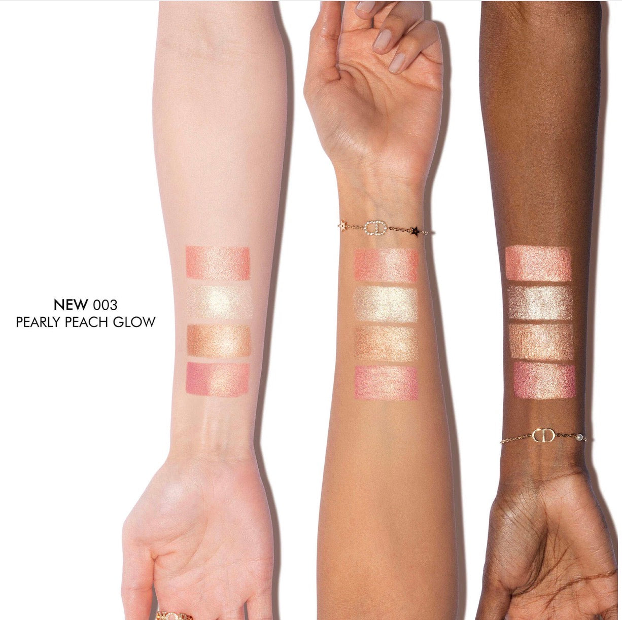 DIOR Backstage Glow Maximizer Face Palette - 003 Pearly Peach Glow