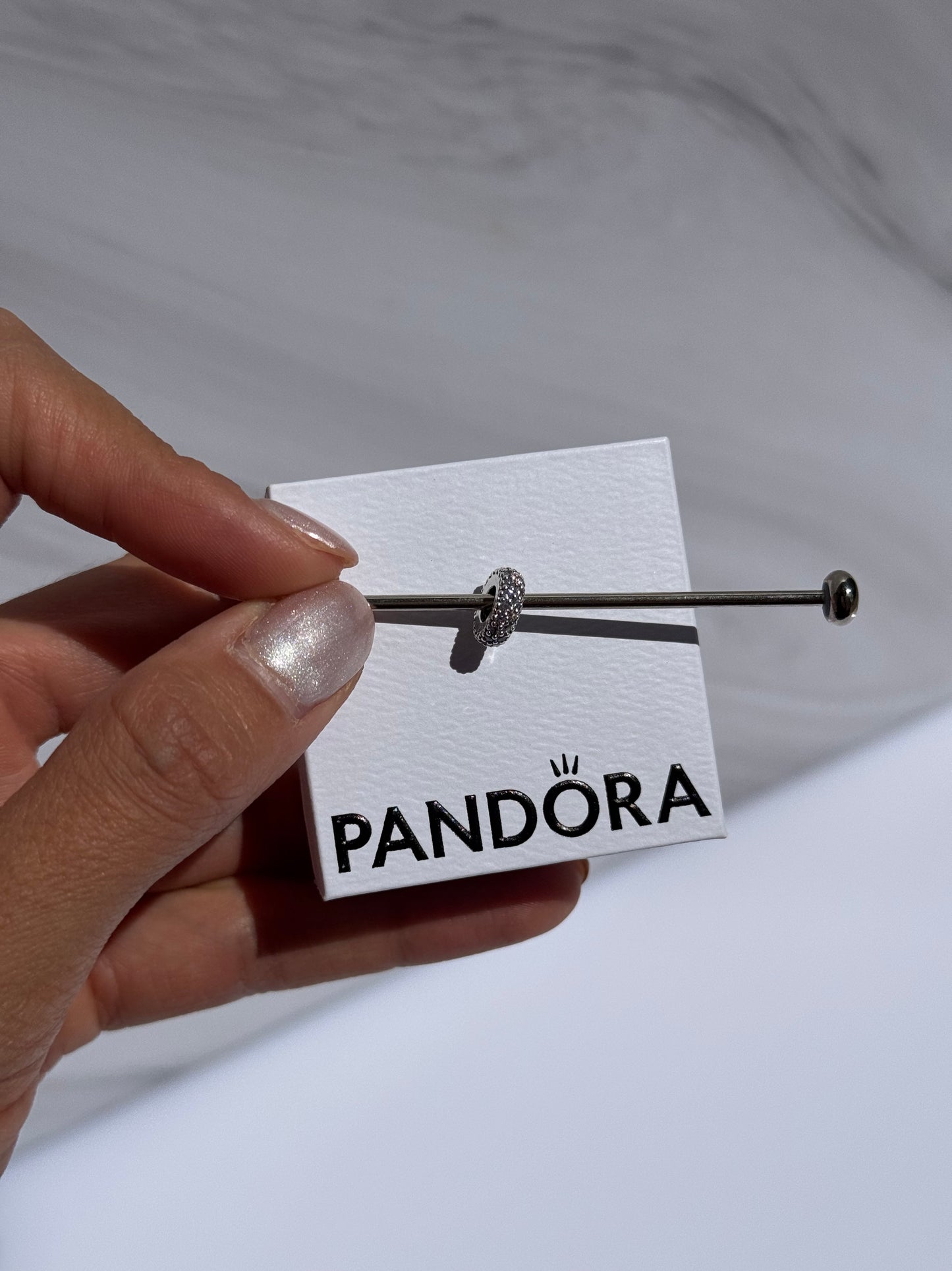 Charm Separador Brillante Transparente PANDORA