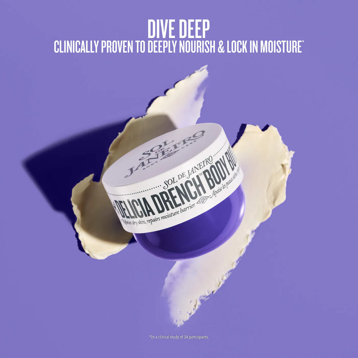 Sol de Janeiro- Delícia Drench™ Deeply Moisturizing Body Butter for Dry Skin