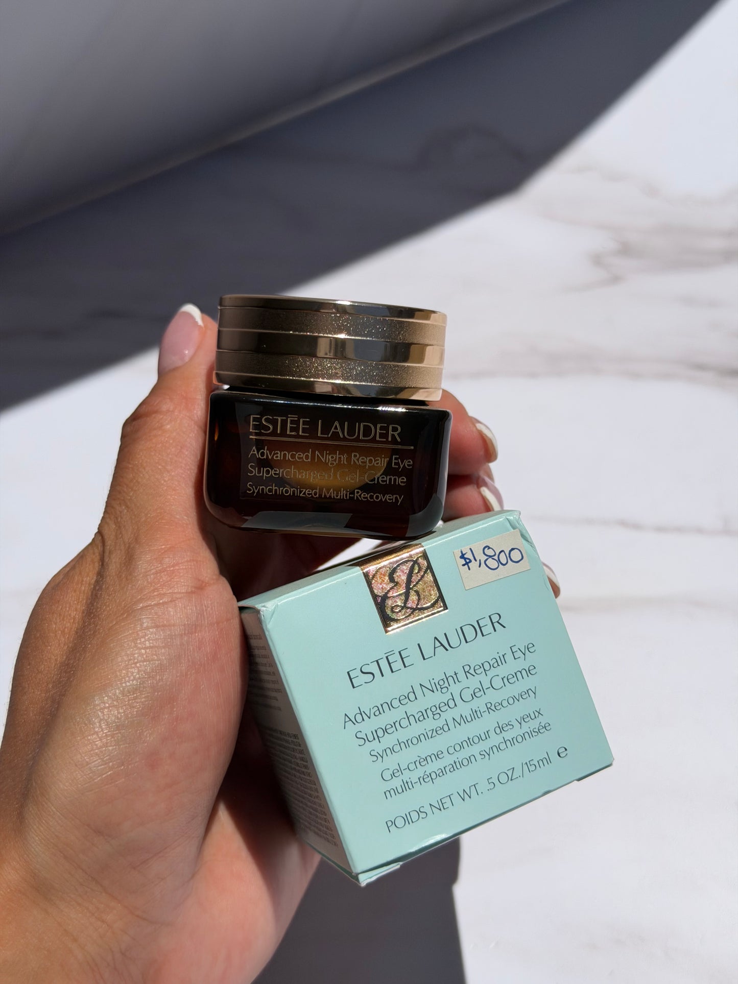 Estée Lauder-Advanced Night Repair Eye Supercharged Gel Eye Cream with Hyaluronic Acid and Vitamin E 15ml