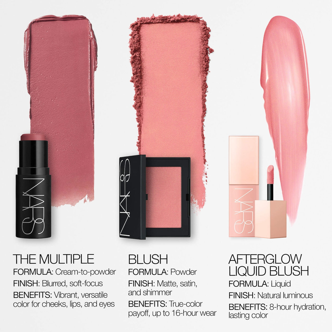 Mini NARS The Multiple Soft Blur Blush Stick for Cheeks, Eyes and Lips Tono- DOLCE VITA