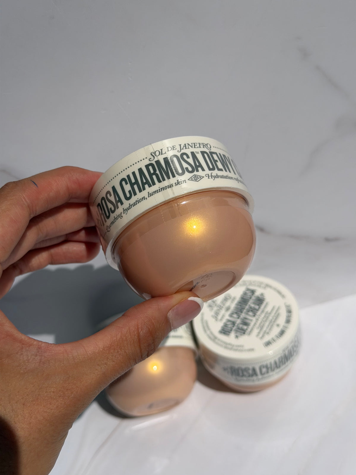 Sol de Janeiro - Mini Rosa Charmosa™ Dewy Body Cream with Rosewater + Crystal Peptides 75ml