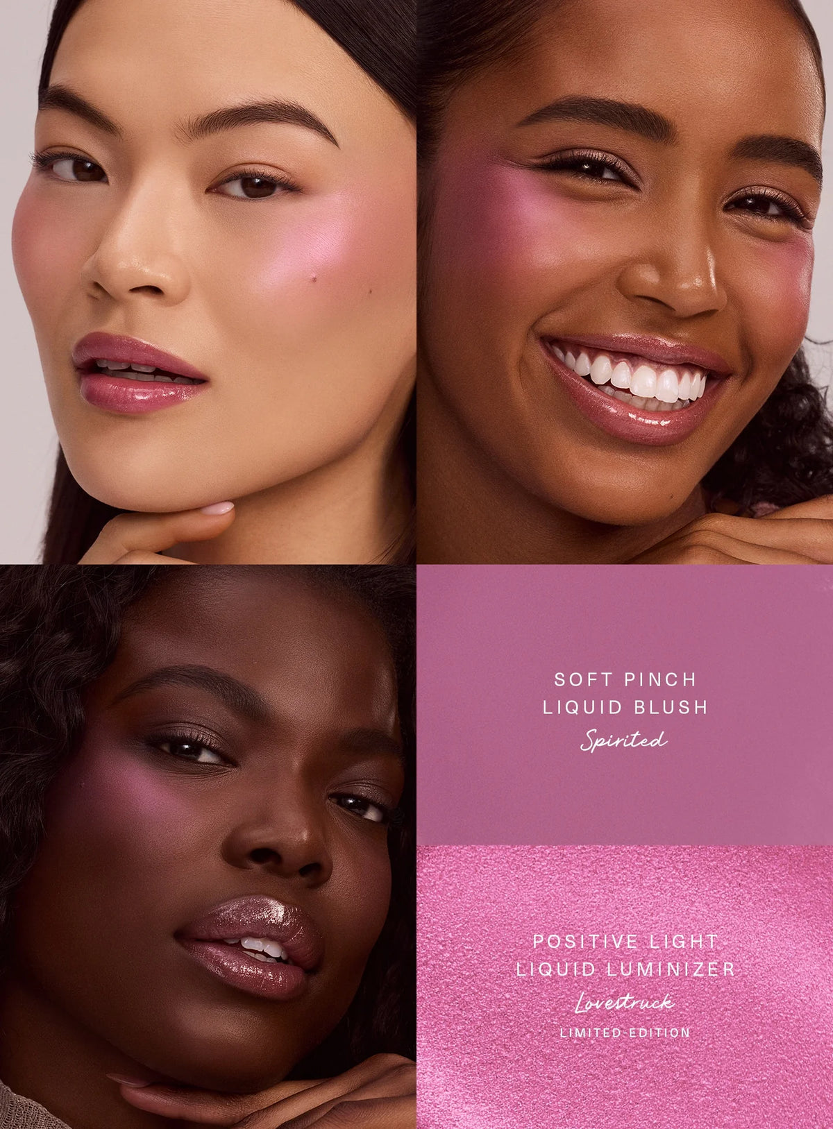RARE BEAUTY-Violet Faves Mini Cheek & Lip Trio