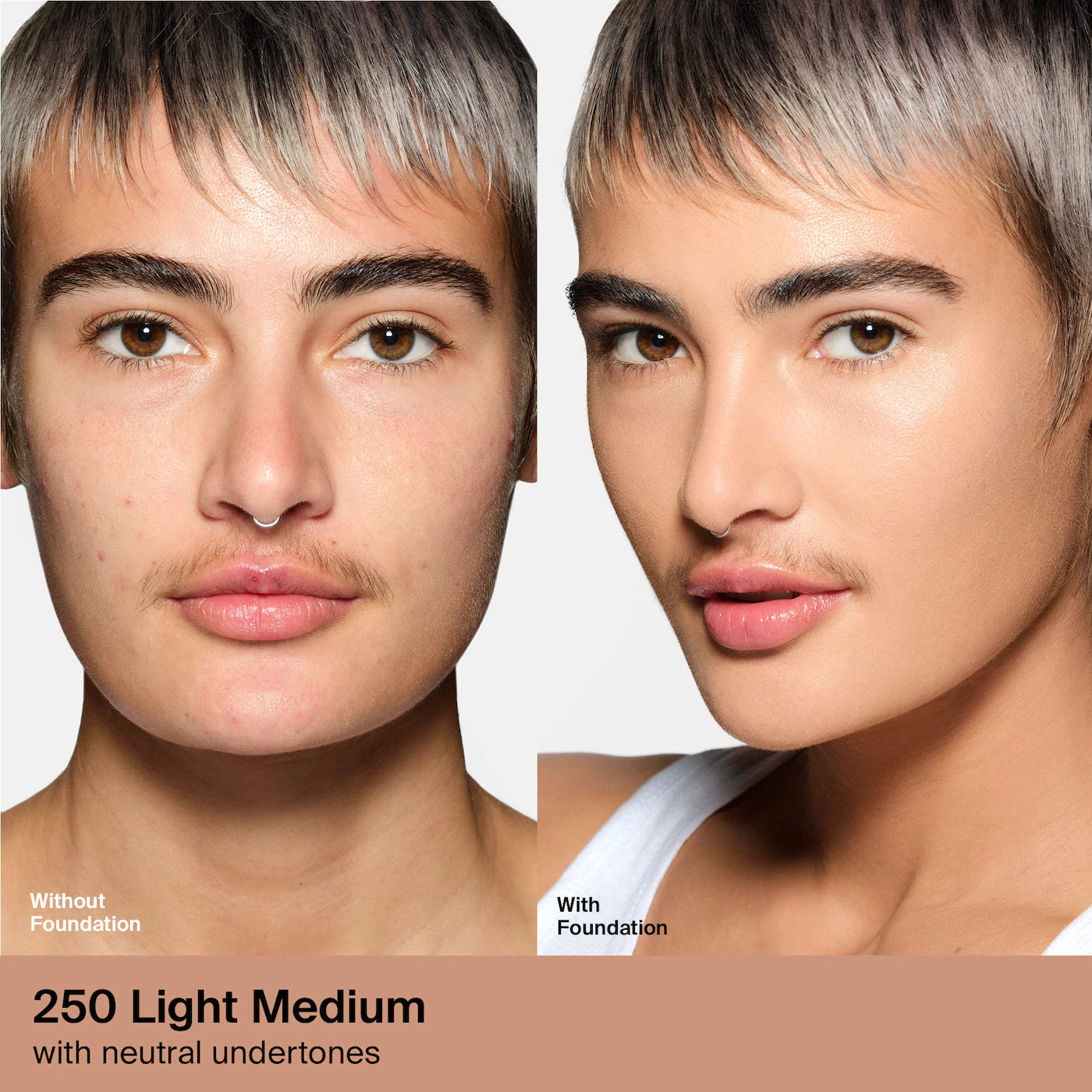 HAUS LABS BY LADY GAGA Triclone Skin Tech Medium Coverage Foundation with Fermented Arnica