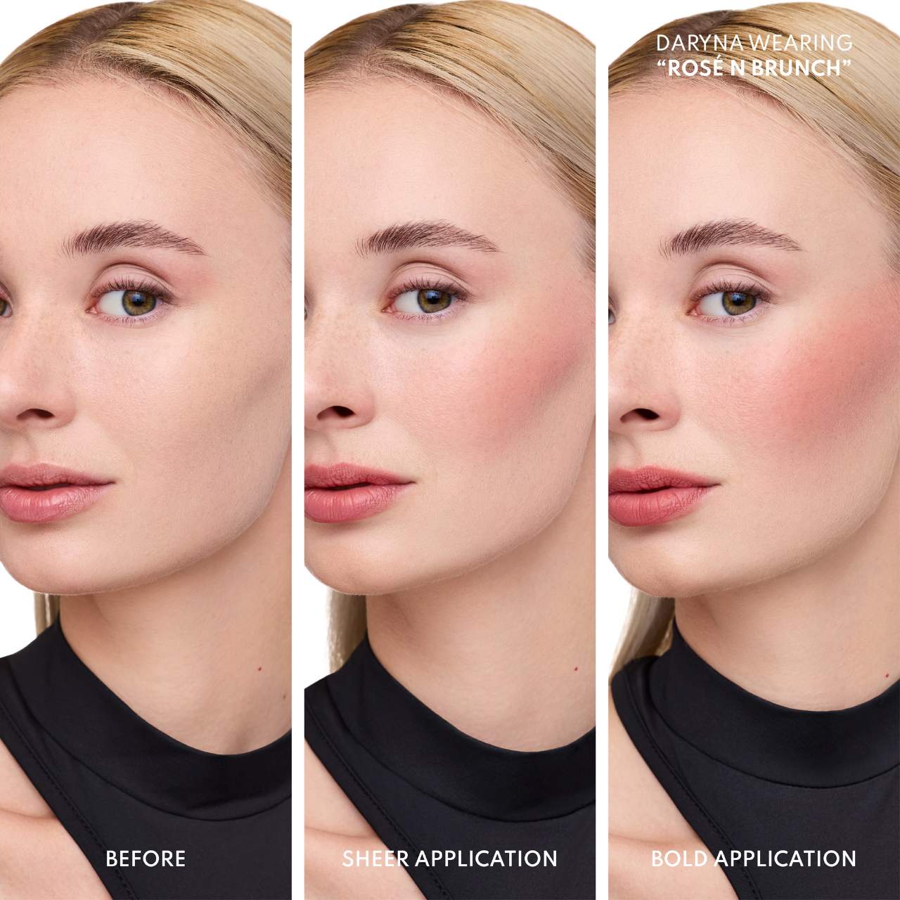 Mini Danessa Myricks Beauty Yummy Skin Blurring Balm Powder Flushed - Matte Color for Cheek & Lipi Tono- ROSÉ N BRUNCH