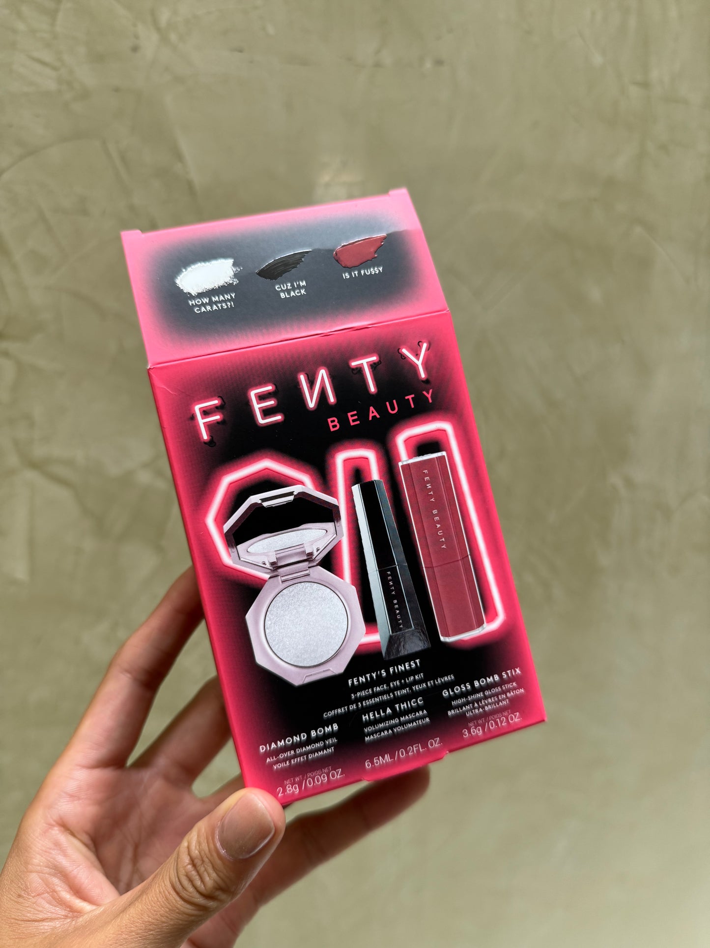 Fenty Beauty by Rihanna Fenty's Finest 3-Piece Face, Eye + Lip Kit