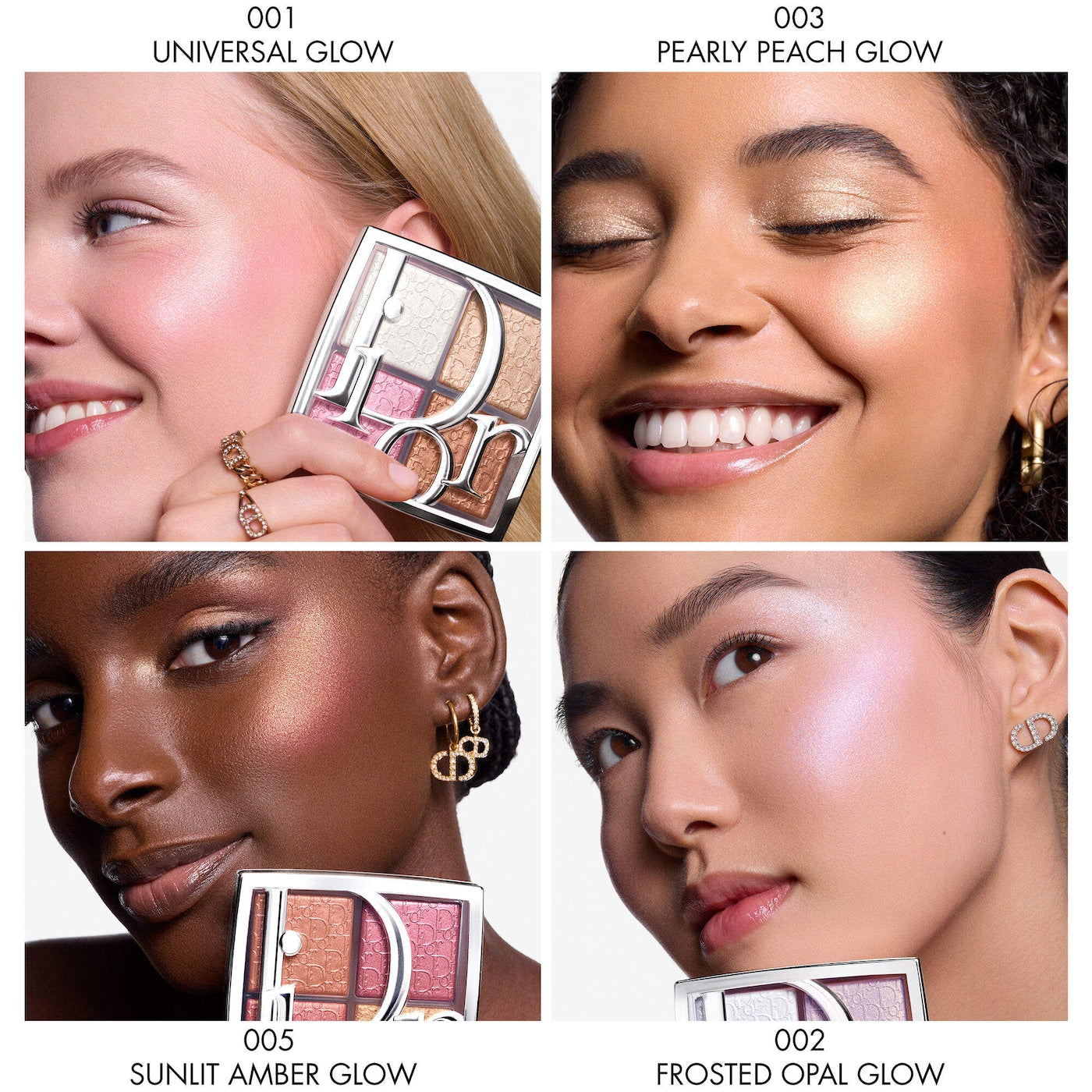 DIOR Backstage Glow Maximizer Face Palette 002 Frosted Opal Glow