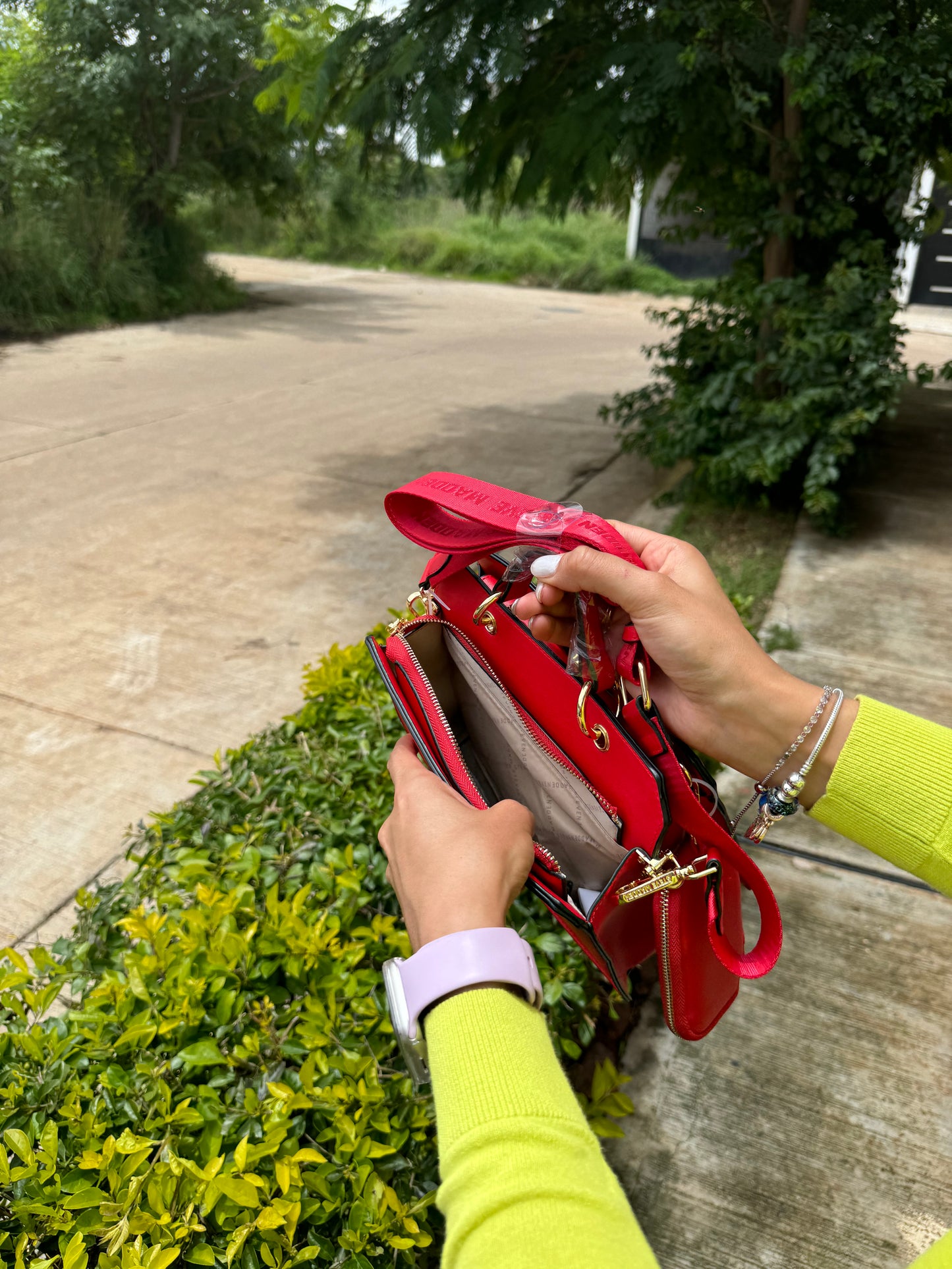 Evelyn Bag Steven Madden Roja