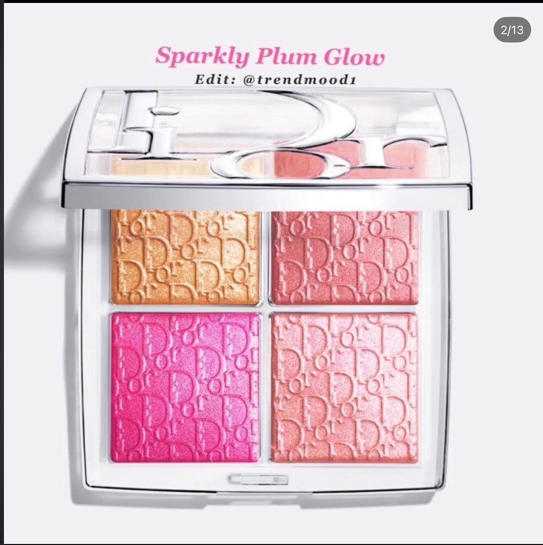 PREVENTA-Face Glow palette DIOR 008 SPARKLY PLUMP GLOW