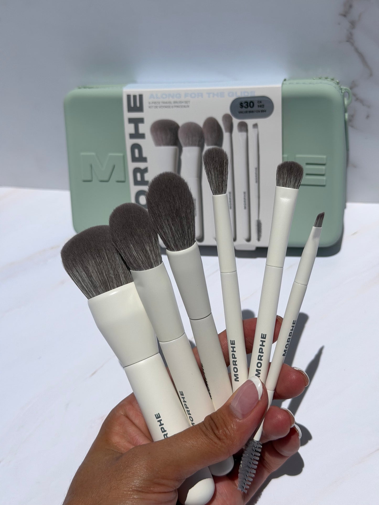 Morphe-Along for the Glide 6-Piece Travel Brush Set