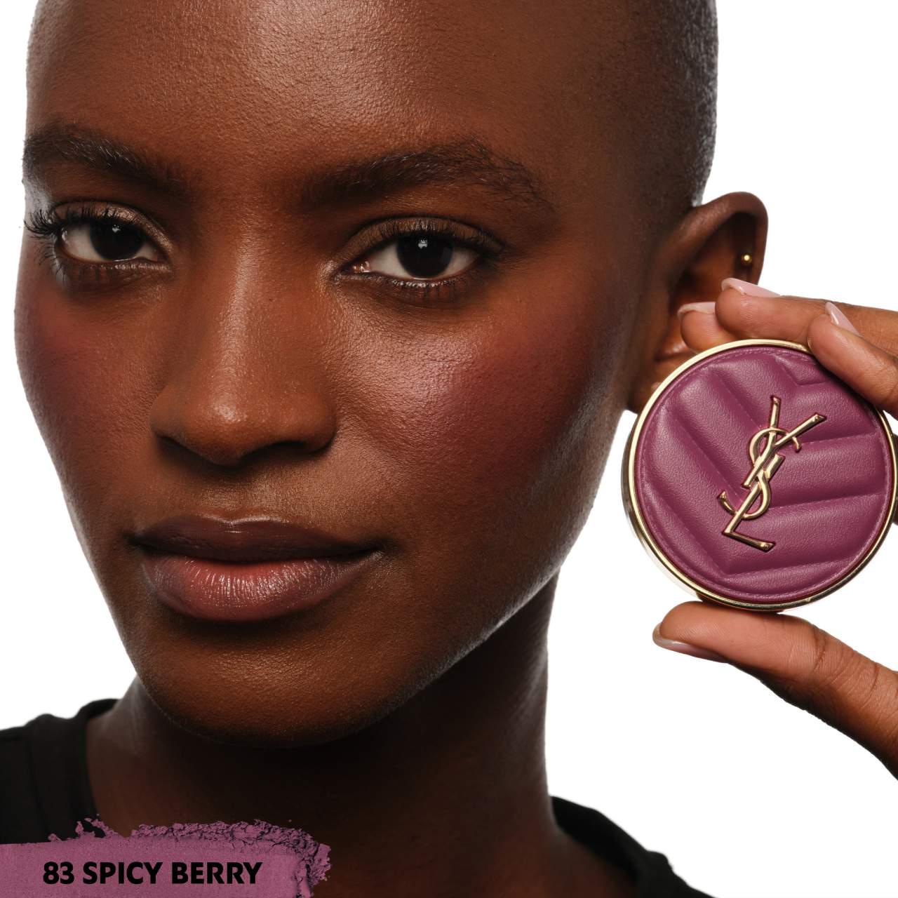 Yves Saint Laurent Make Me Blush 24H Buildable Powder Blush tono-  83 Spicy Berry YSL