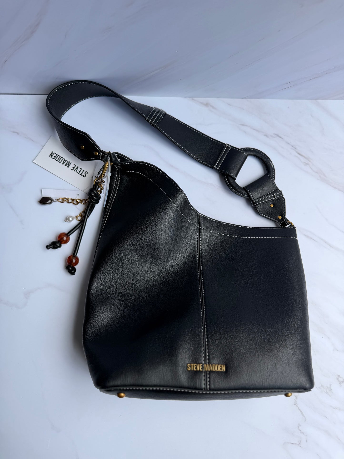 Shoulder Bag STEVE MADDEN- Negra mediana
