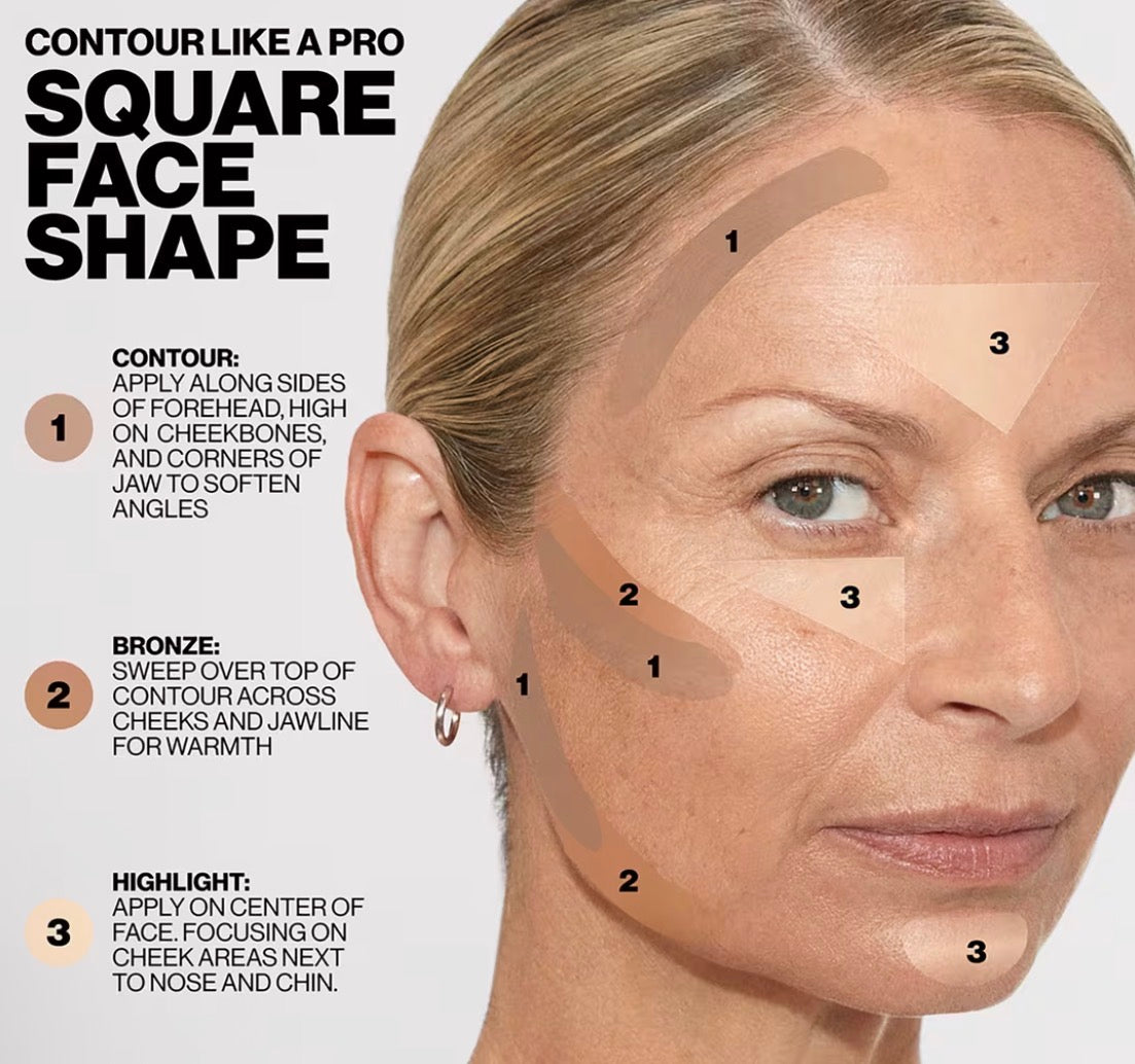 Smashbox-Step-By-Step Contour Palette – Contour, Bronzer & Highlighter- light-Medium
