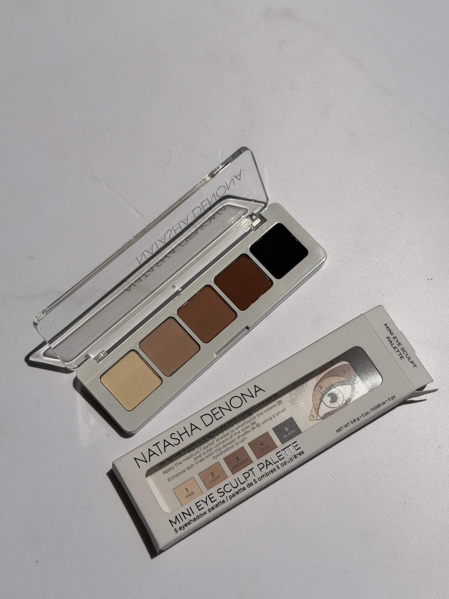 NATASHA DENONA-Mini Eye Sculpt Eyeshadow Palette-NEUTRAL