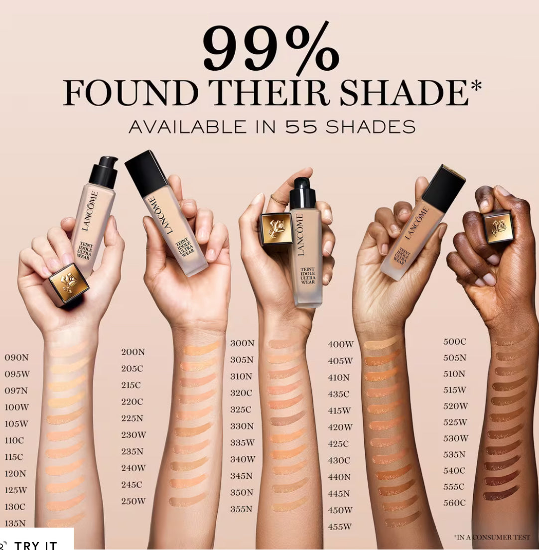 PREVENTA ULTA- Teint Idole Ultra Wear 24H Full Coverage Foundation- LANCÔME tono 235N