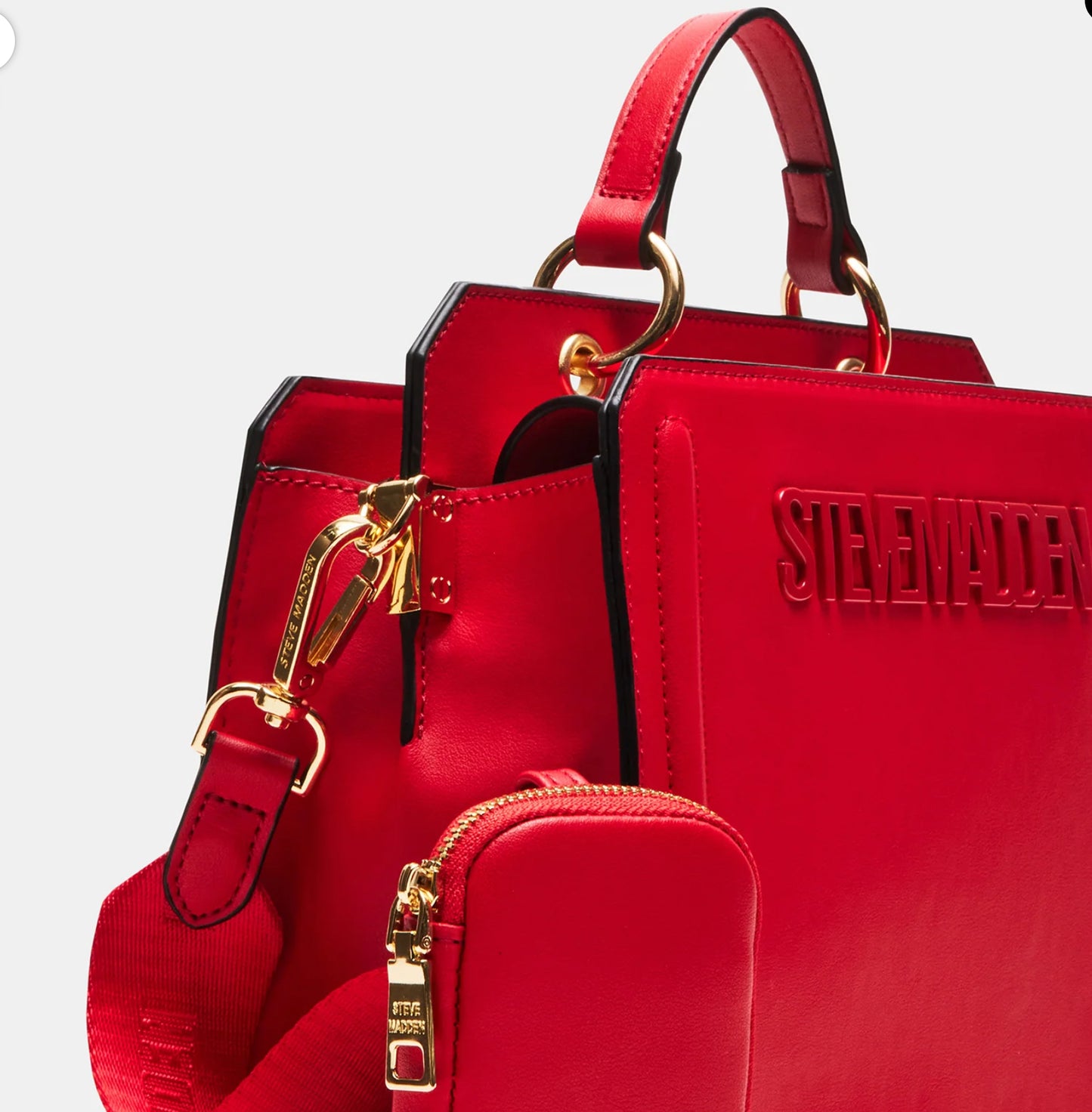 Evelyn Bag Steven Madden Roja