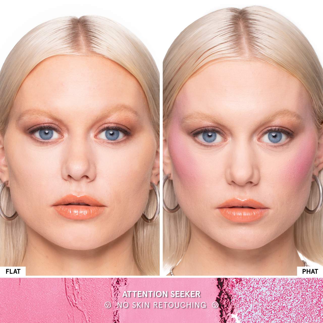 ONE/SIZE by Patrick Starrr Cheek Clapper 3D Blush Trio Palette- ATTENTION SEEKER
