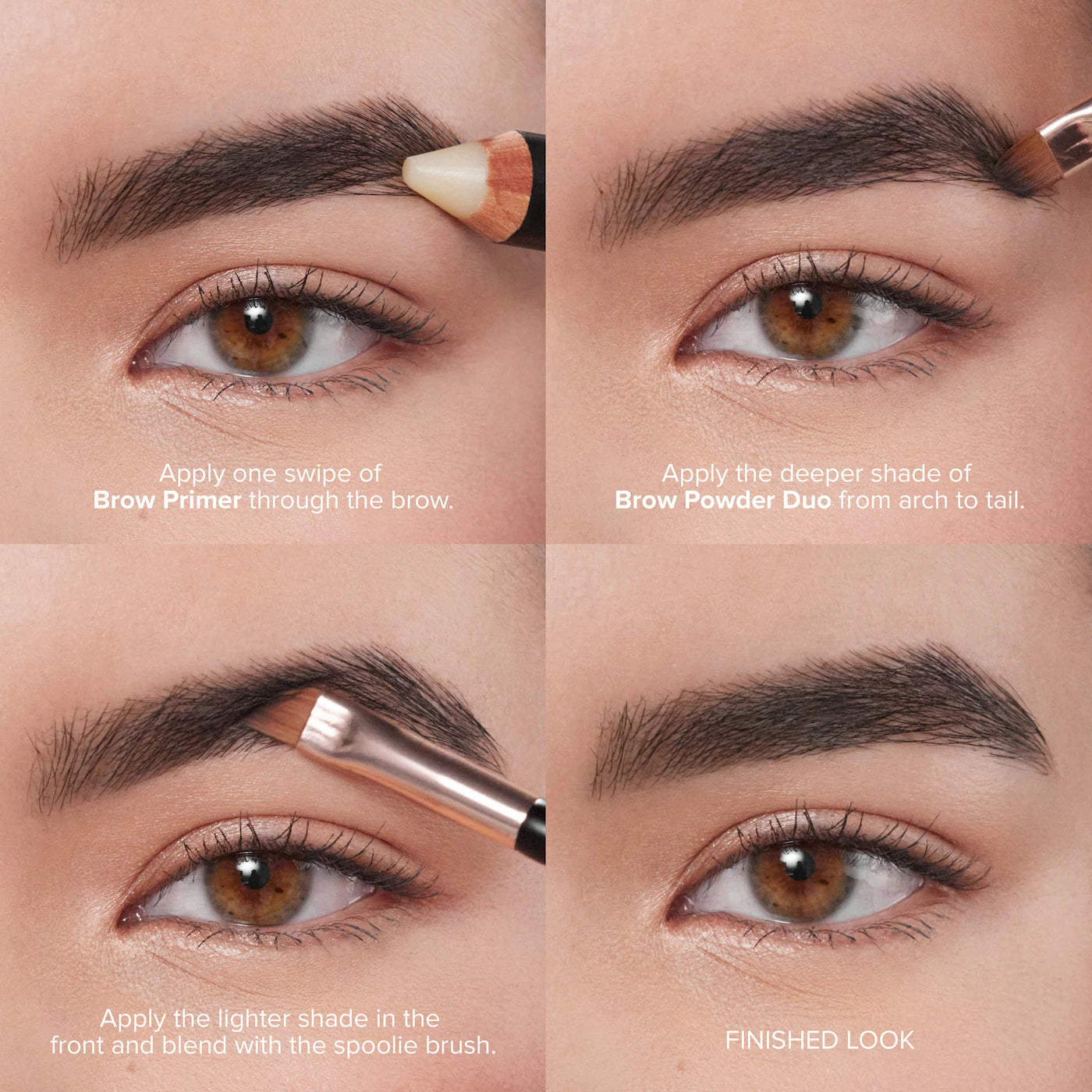 Anastasia Beverly Hills Brow Powder Duo Dual-Shade Powder Eyebrow Makeup Tono- DARK BROWN