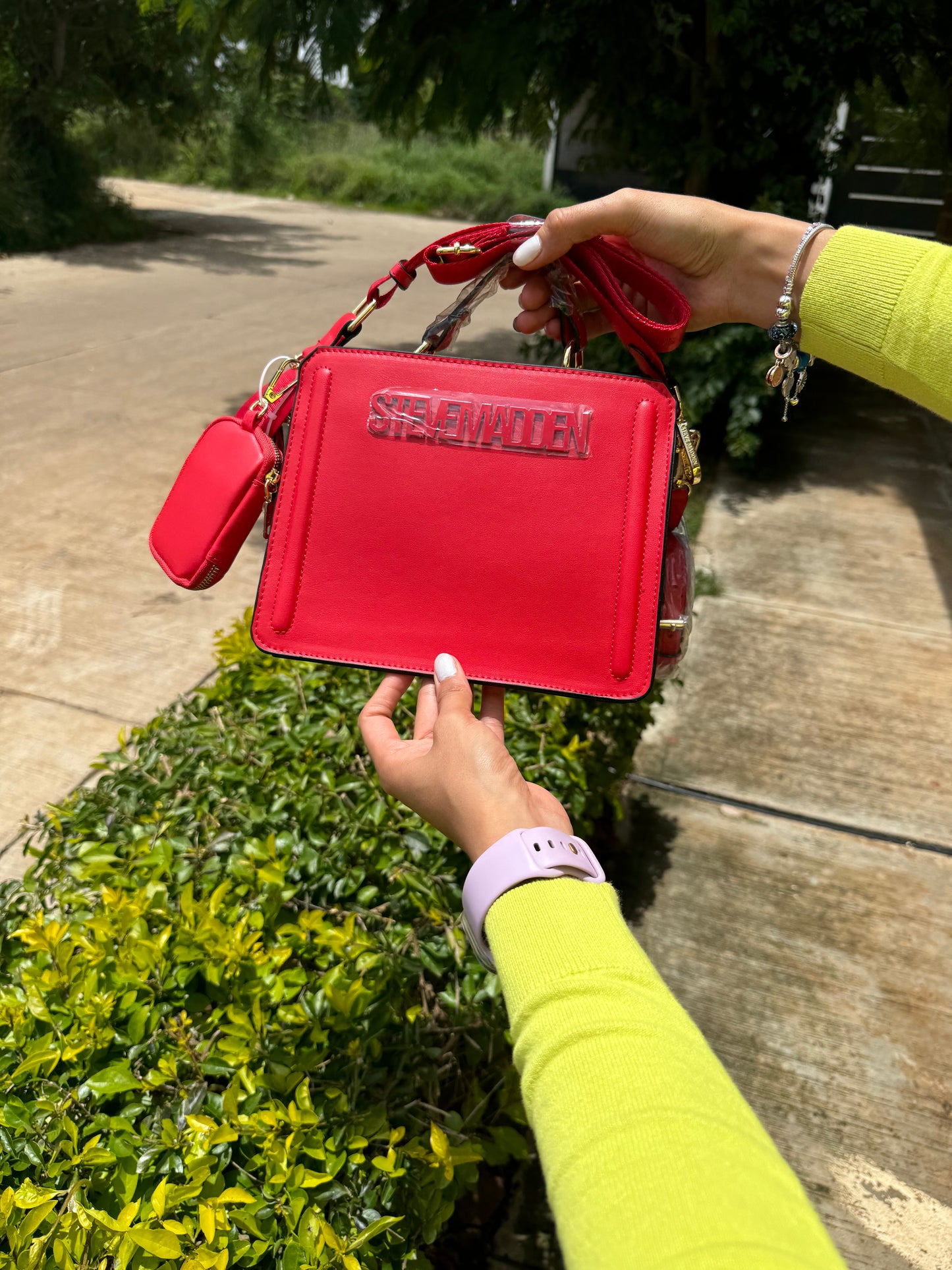 Evelyn Bag Steven Madden Roja