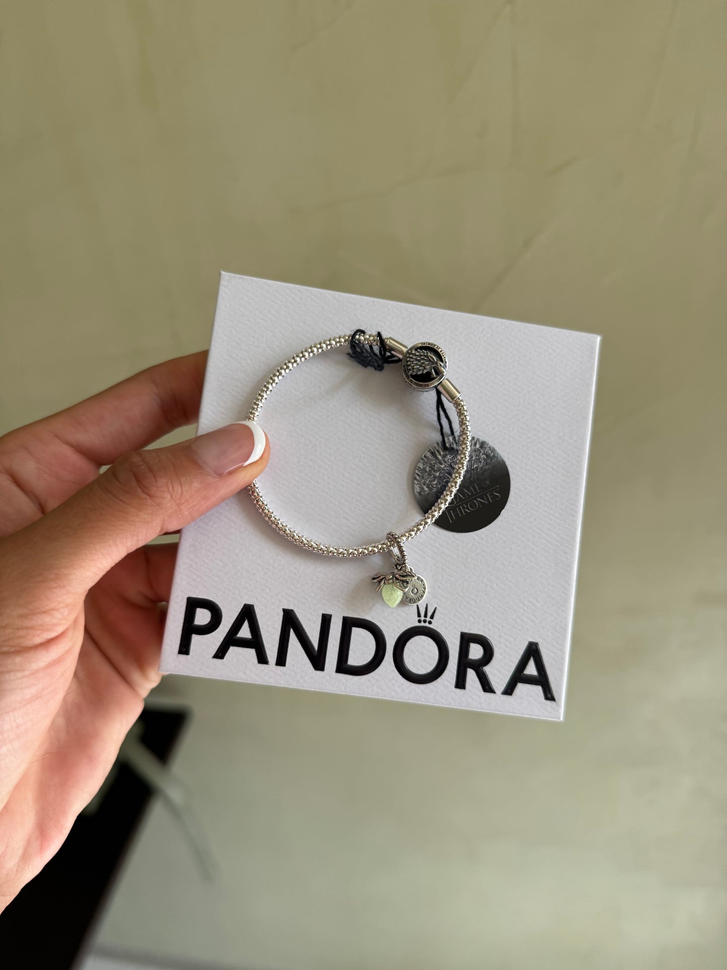 PANDORA Game of Thrones House Sigil Clasp Pandora Moments Studded Chain Bracelet 17cm