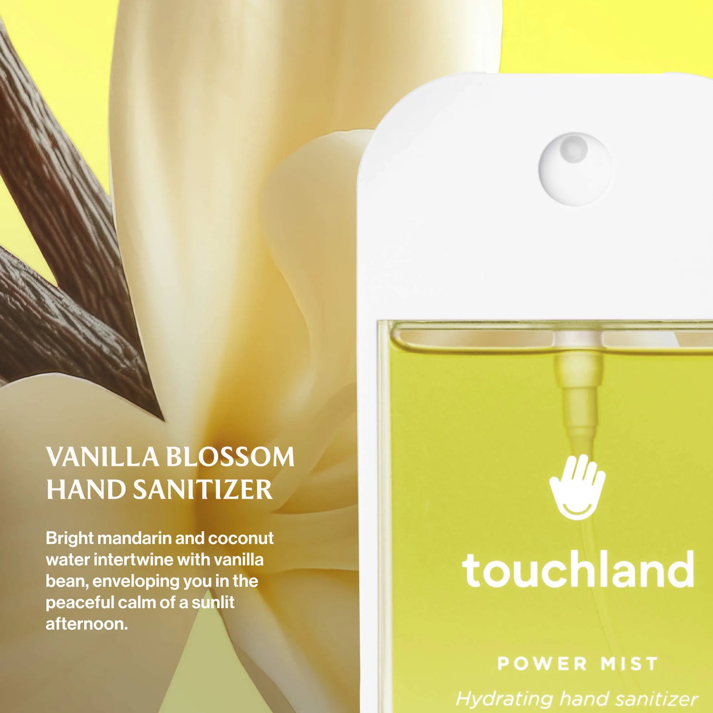 Touchland Power Mist Hydrating Hand Sanitizer- VANILLA BLOSSOM