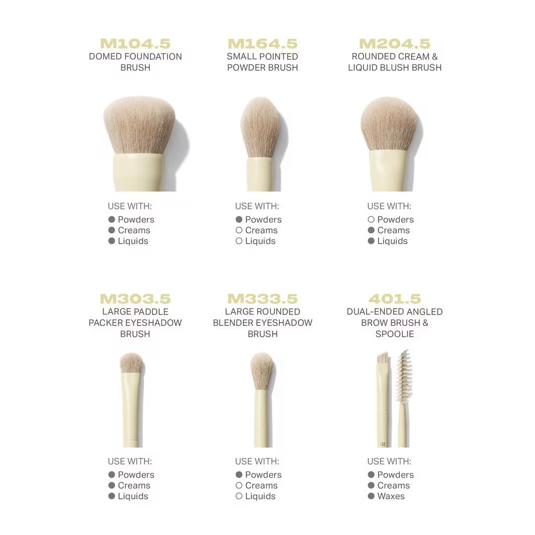 Buttery Blends 6-Piece Travel Brush Set - Morphe