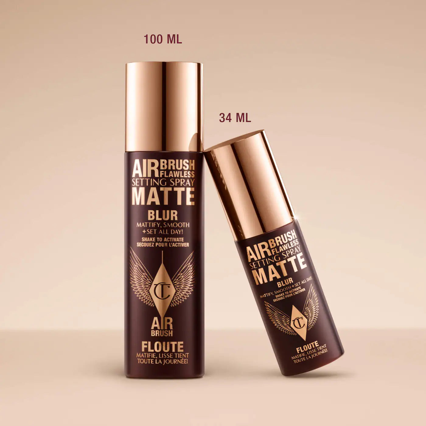 Charlotte Tilbury-Airbrush Flawless Matte Blurring & Waterproof Setting Spray 100ml