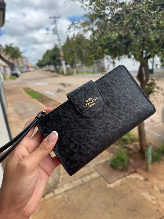 Phone Wallet COACH Black