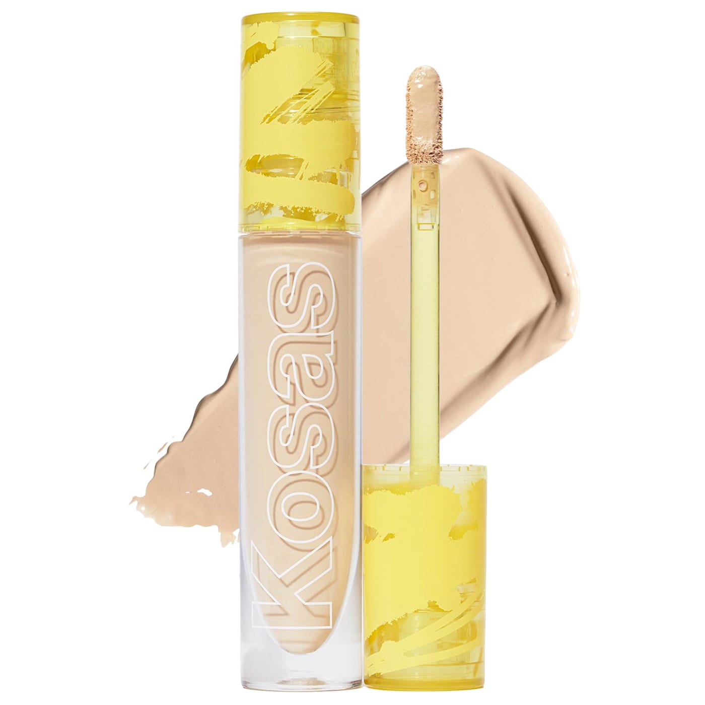 Kosas Revealer Super Creamy + Brightening Concealer with Caffeine and Hyaluronic Acid Tono- 04N