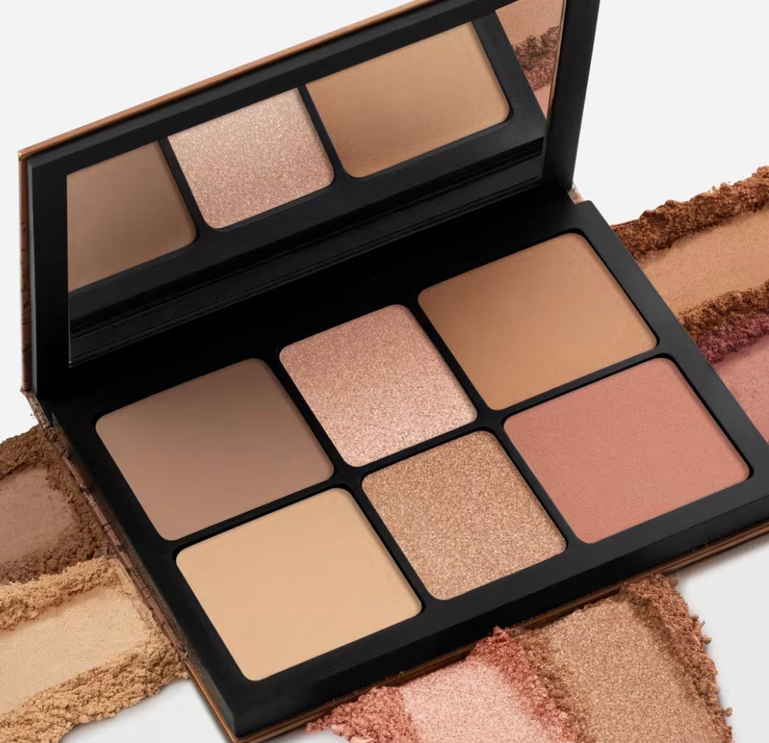 Smashbox-Cali Contour Blush, Highlighter, & Bronzer Face Palette