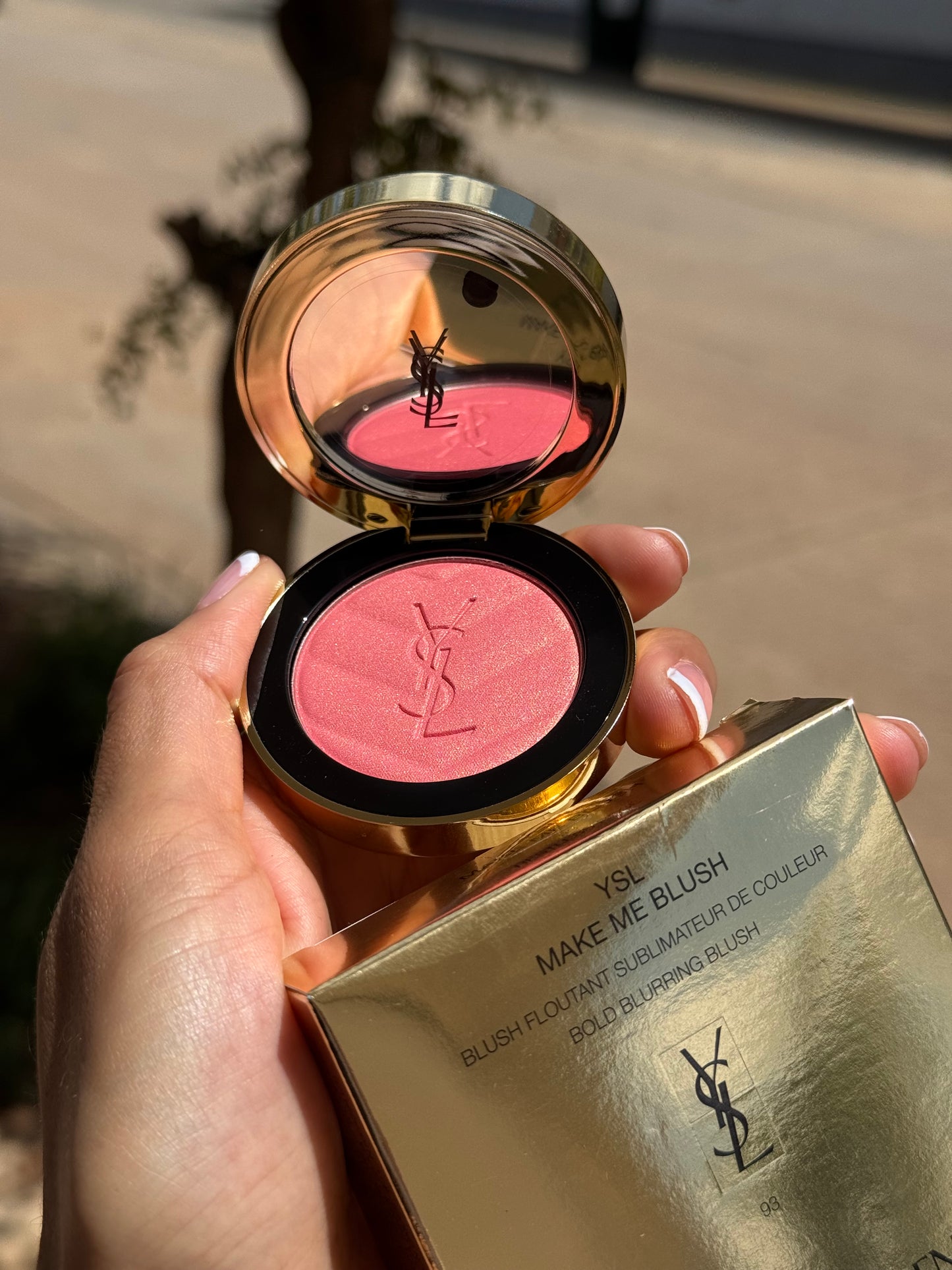 Yves Saint Laurent Make Me Blush 24H Buildable Powder Blush tono-  93 Restless Rose YSL