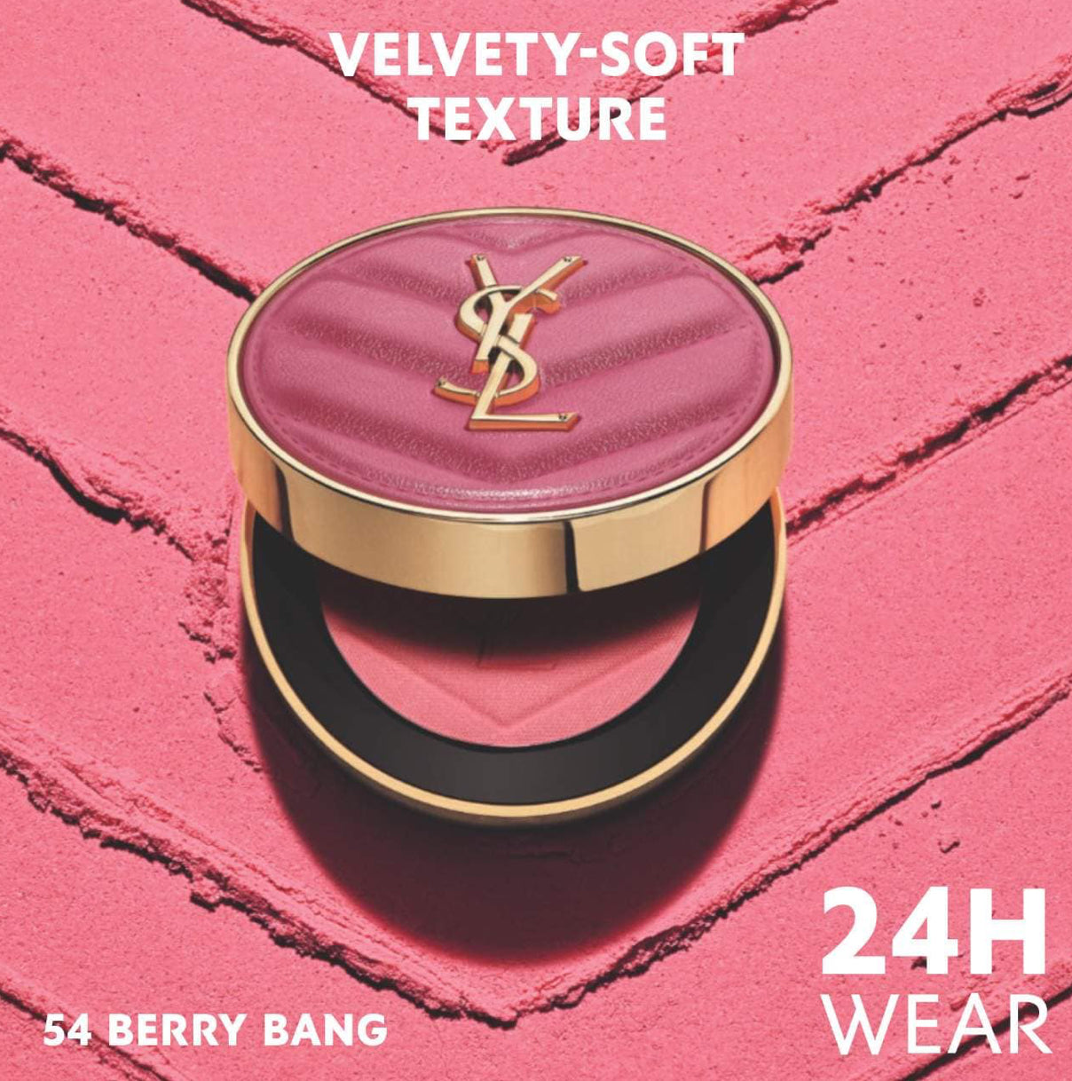 Yves Saint Laurent Make Me Blush 24H Buildable Powder Blush Tono- 54 BERRY BANG