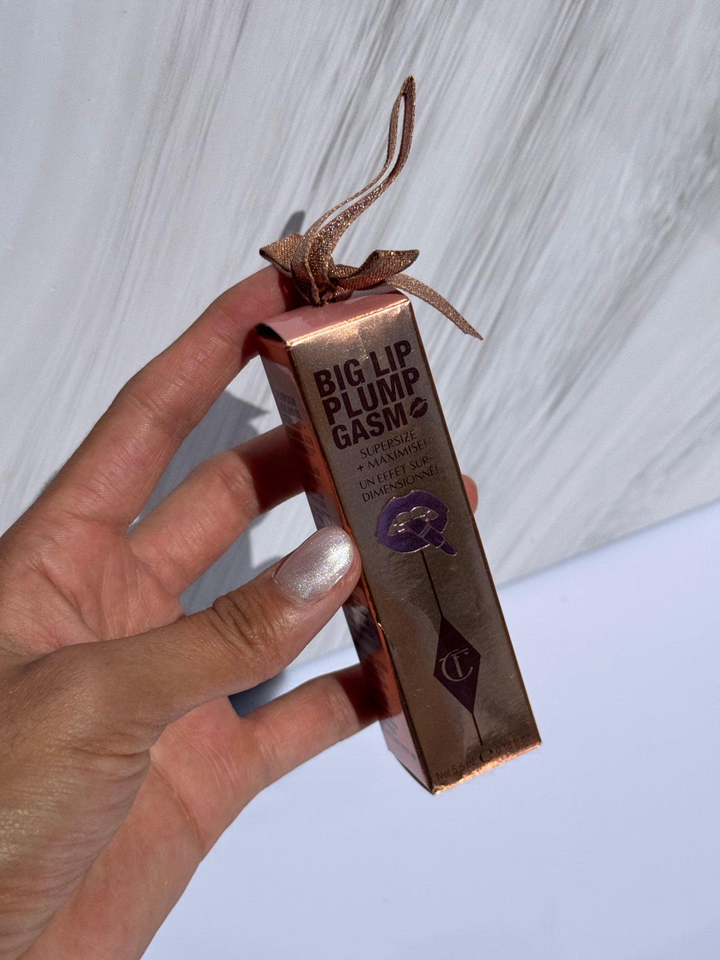 Charlotte Tilbury Big Lip Plumpgasm Plumping Lip Gloss- Strawberry Chocolate