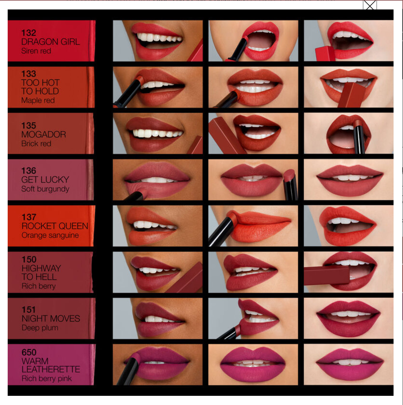 POWERMATTE LIPSTICK NARS- TOO HOT TO HOLD 133