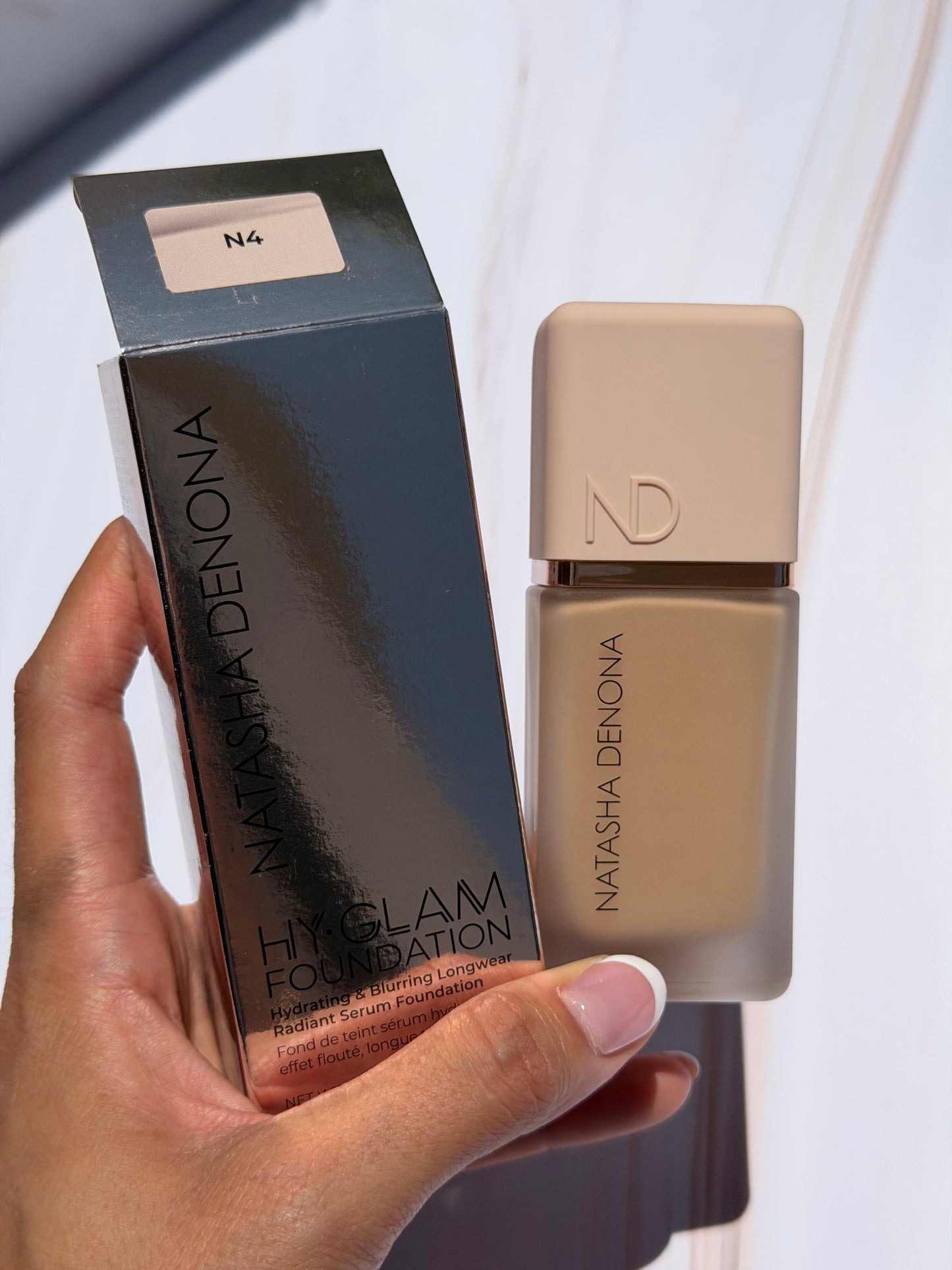 NATASHA DENONA - Hy-Glam Foundation Hydrating & Blurring Luminous Longwear Serum Foundation