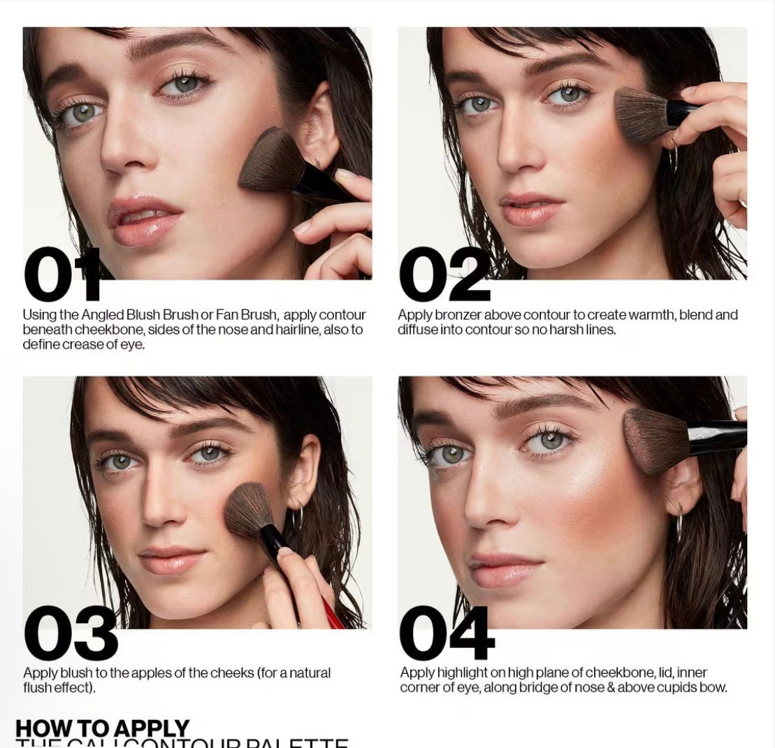 Smashbox-Cali Contour Blush, Highlighter, & Bronzer Face Palette